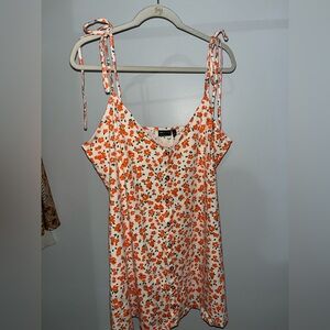 ASOS White and Orange Dress